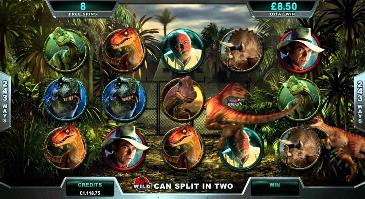 «Jurassic Park» — игровой автомат от Пин Ап казино по мотивам фильма